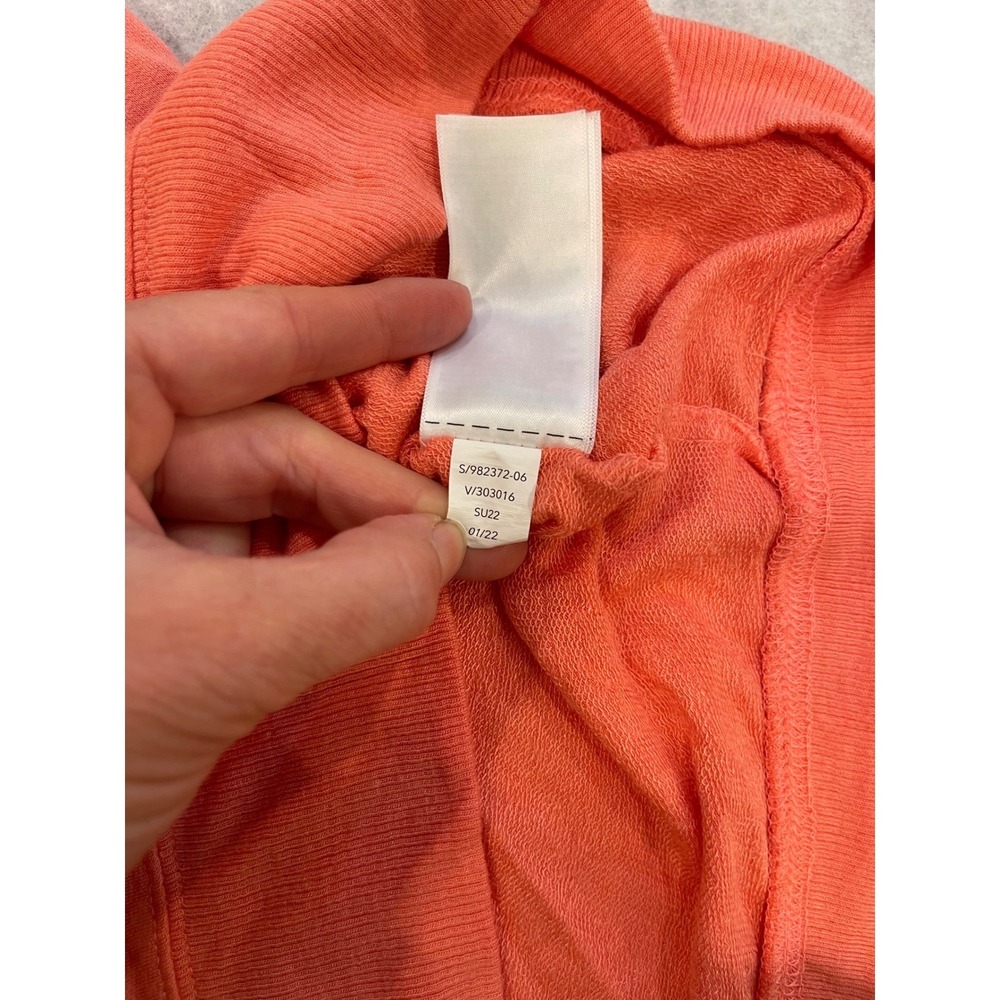 Athleta Sunrise V-Neck M Modal Spandex Athleisure Loungewear‎ Coral Pink Womens - Picture 5 of 8